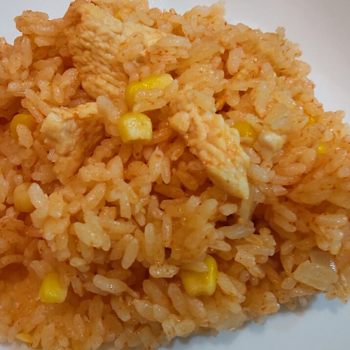 炊飯器で簡単ケチャップライス